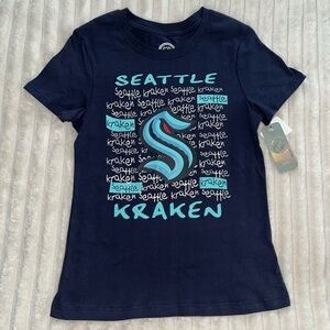 Girls NHL Seattle Kraken Short Sleeve T-Shirt • Large (10/12)